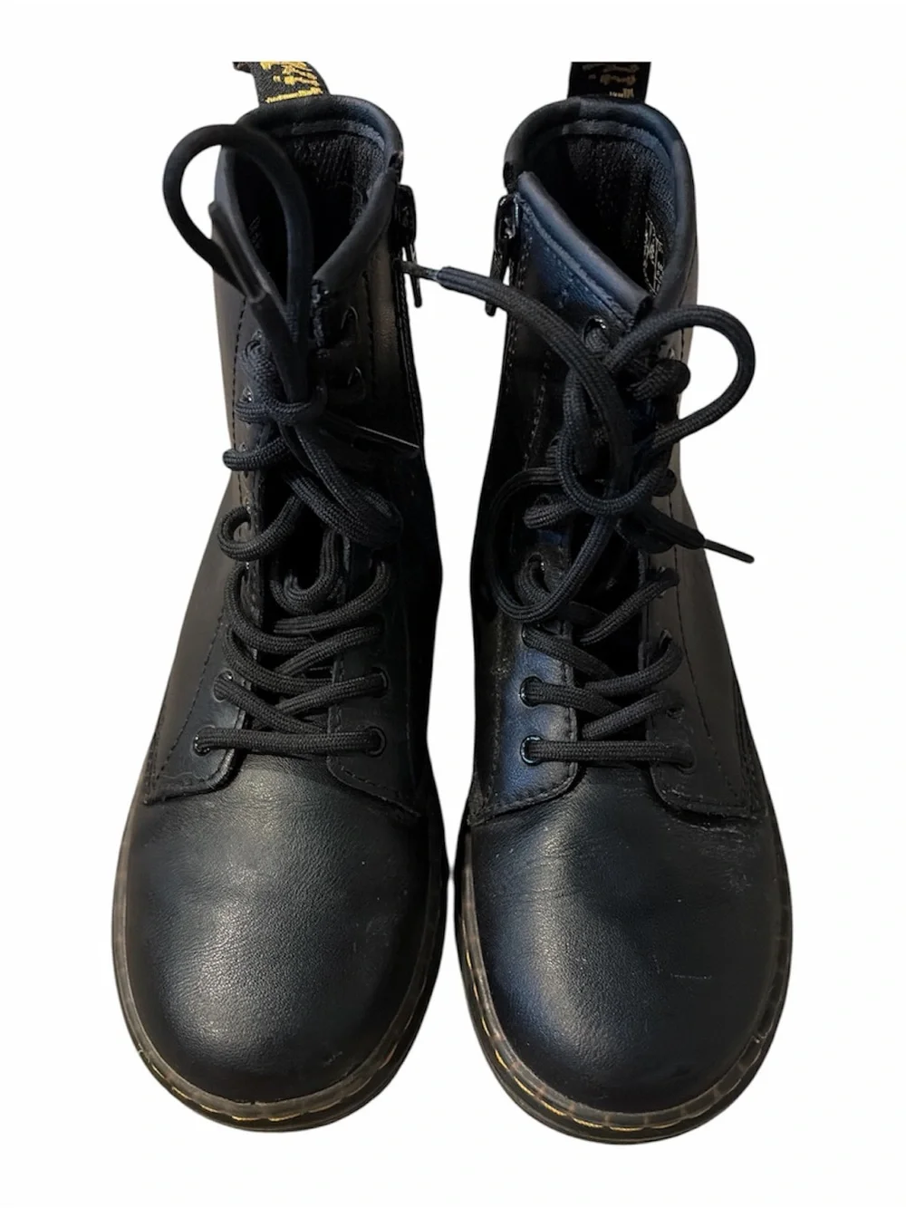 Dr. Martens 1460 Youth Lace-Up Boots – Black Leather – Size 2